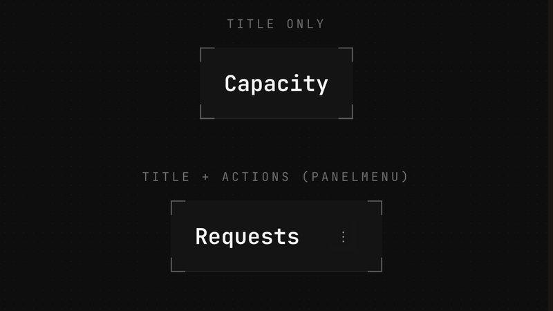Panel Header