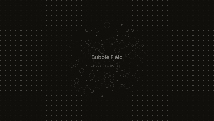 Bubble Field