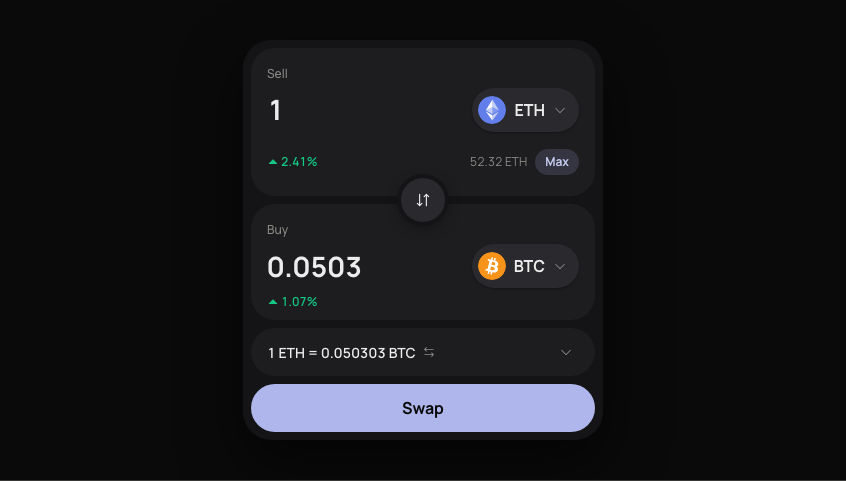 Crypto Swap