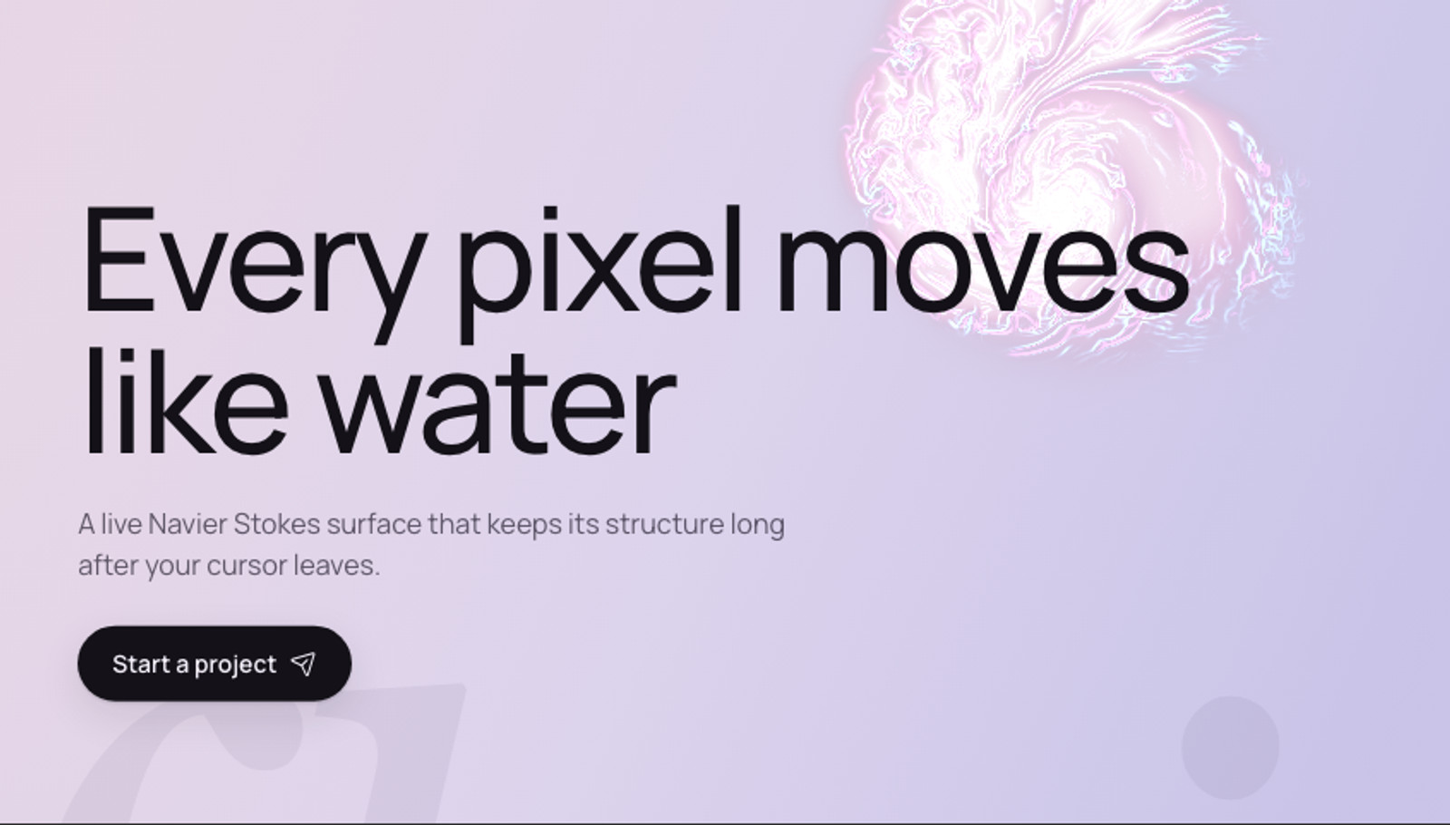 Fluid Simulation Hero