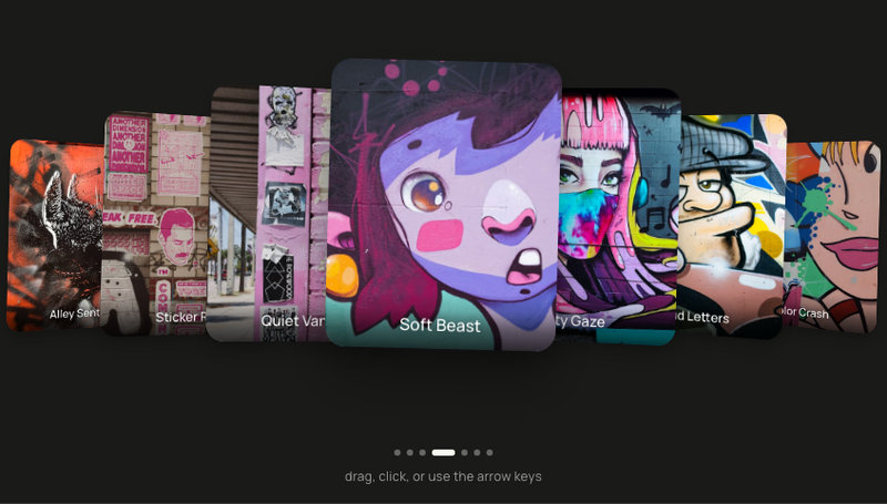 Tilted Coverflow