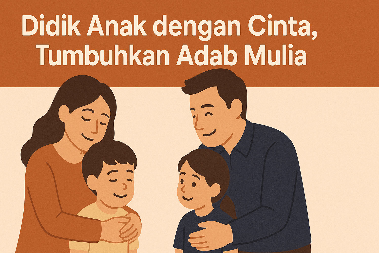 Didik Anak dengan Cinta, Tumbuhkan Adab Mulia
