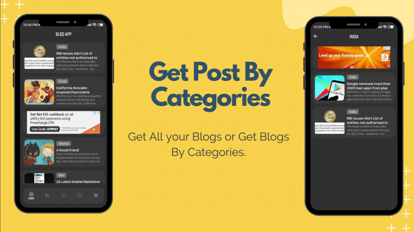 Blogger Flutter App Obtenha postagem por categoria