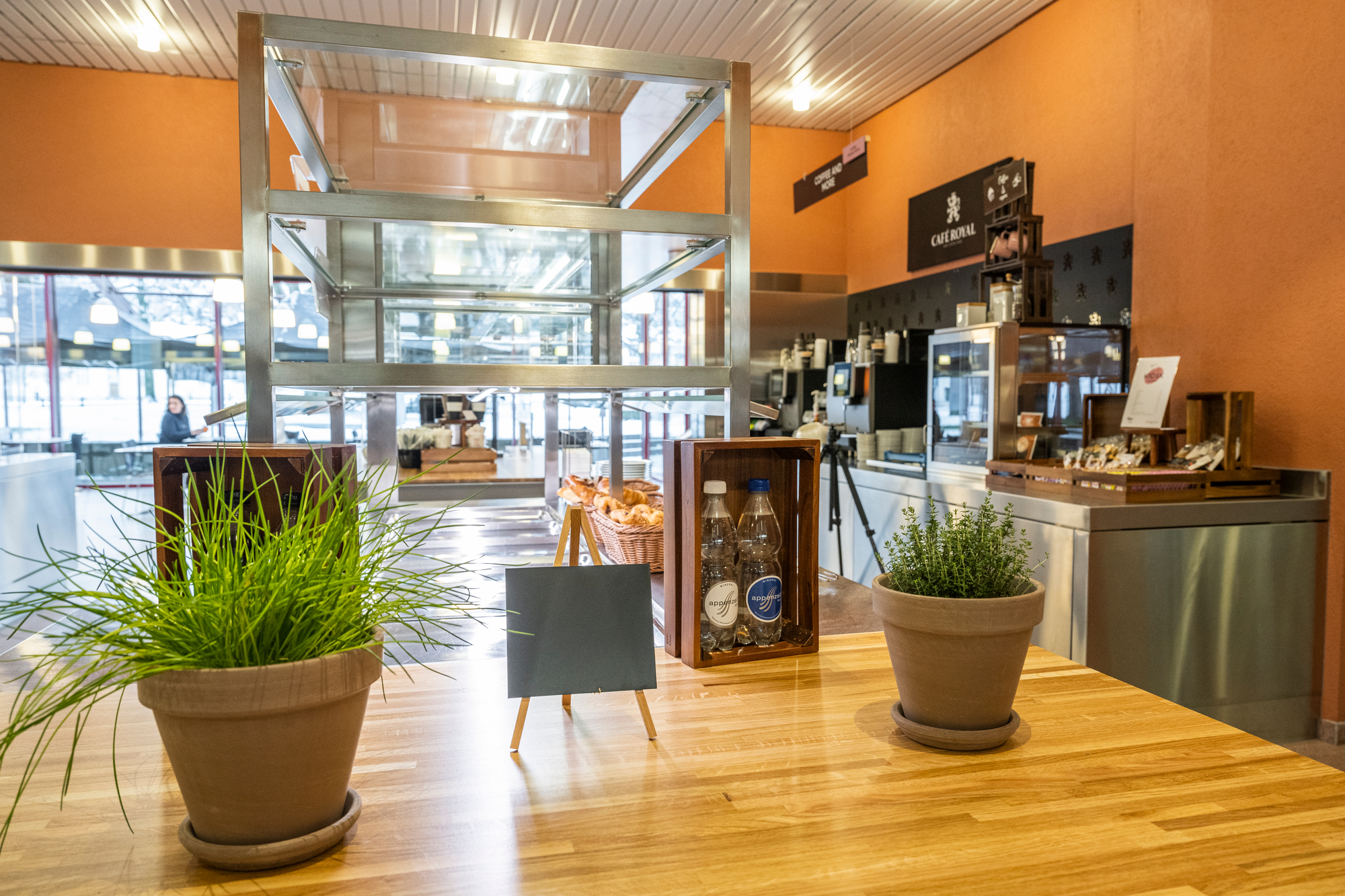 Ansicht im Migros Restaurant Mensa Park der Akademie St.Gallen