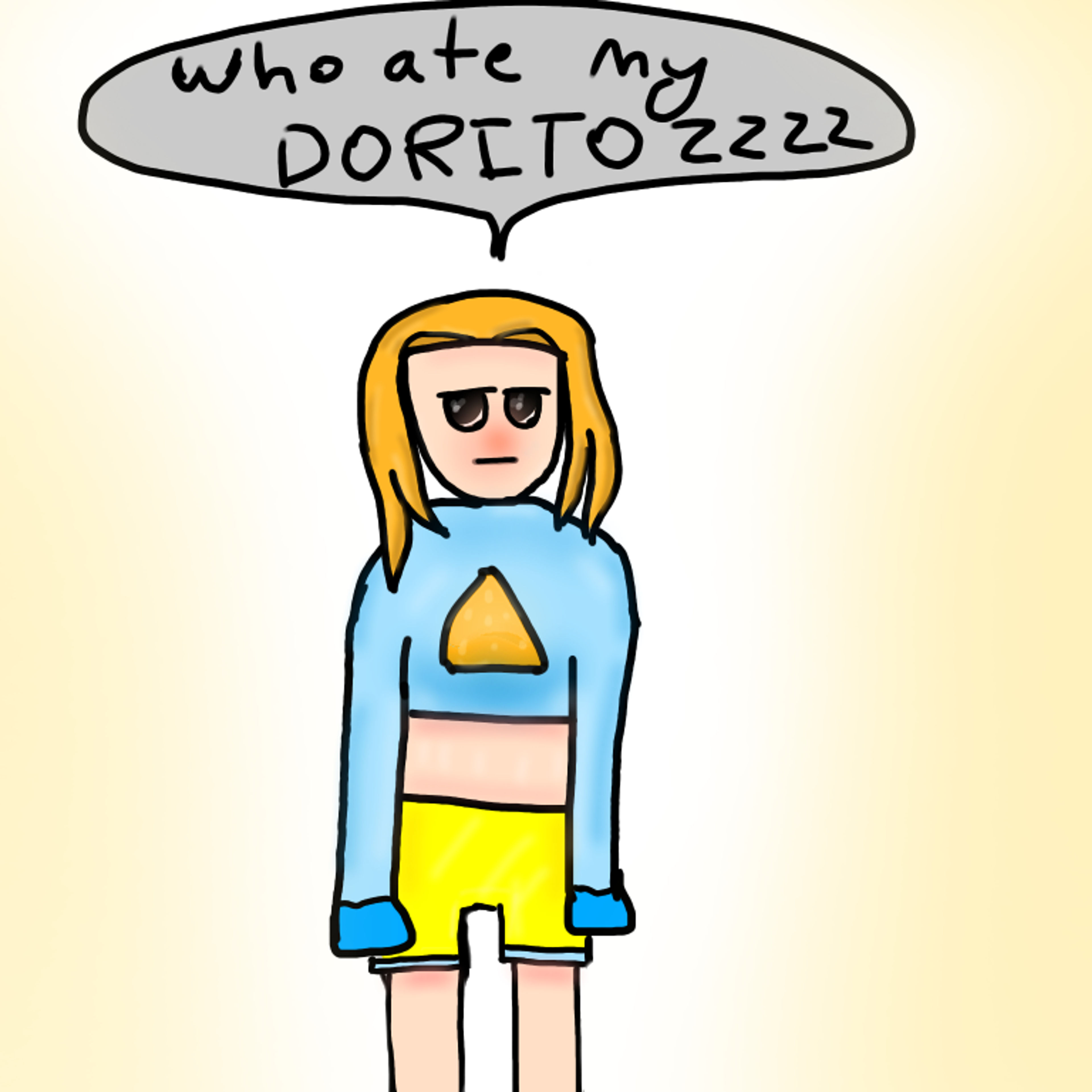 early digital painting named doritos