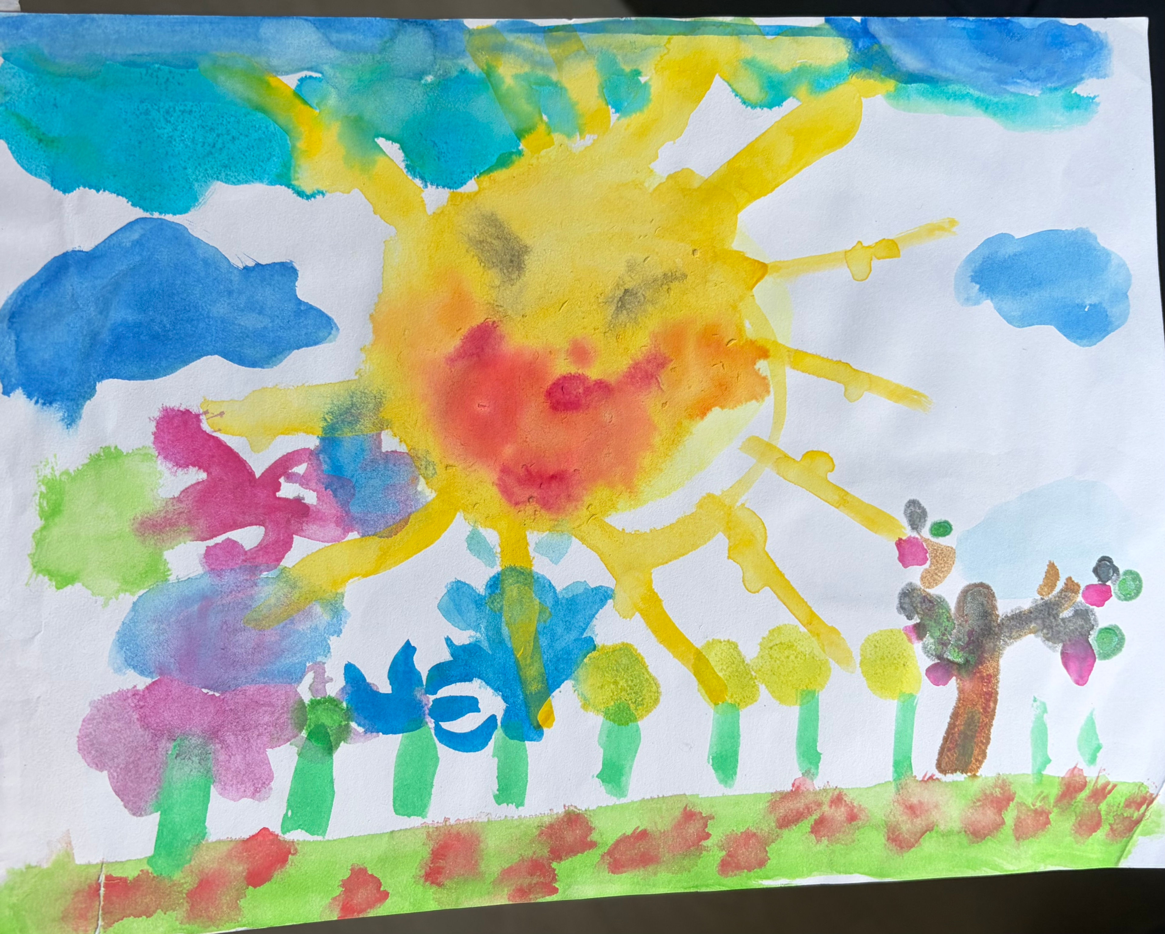kindergarten drawing memory