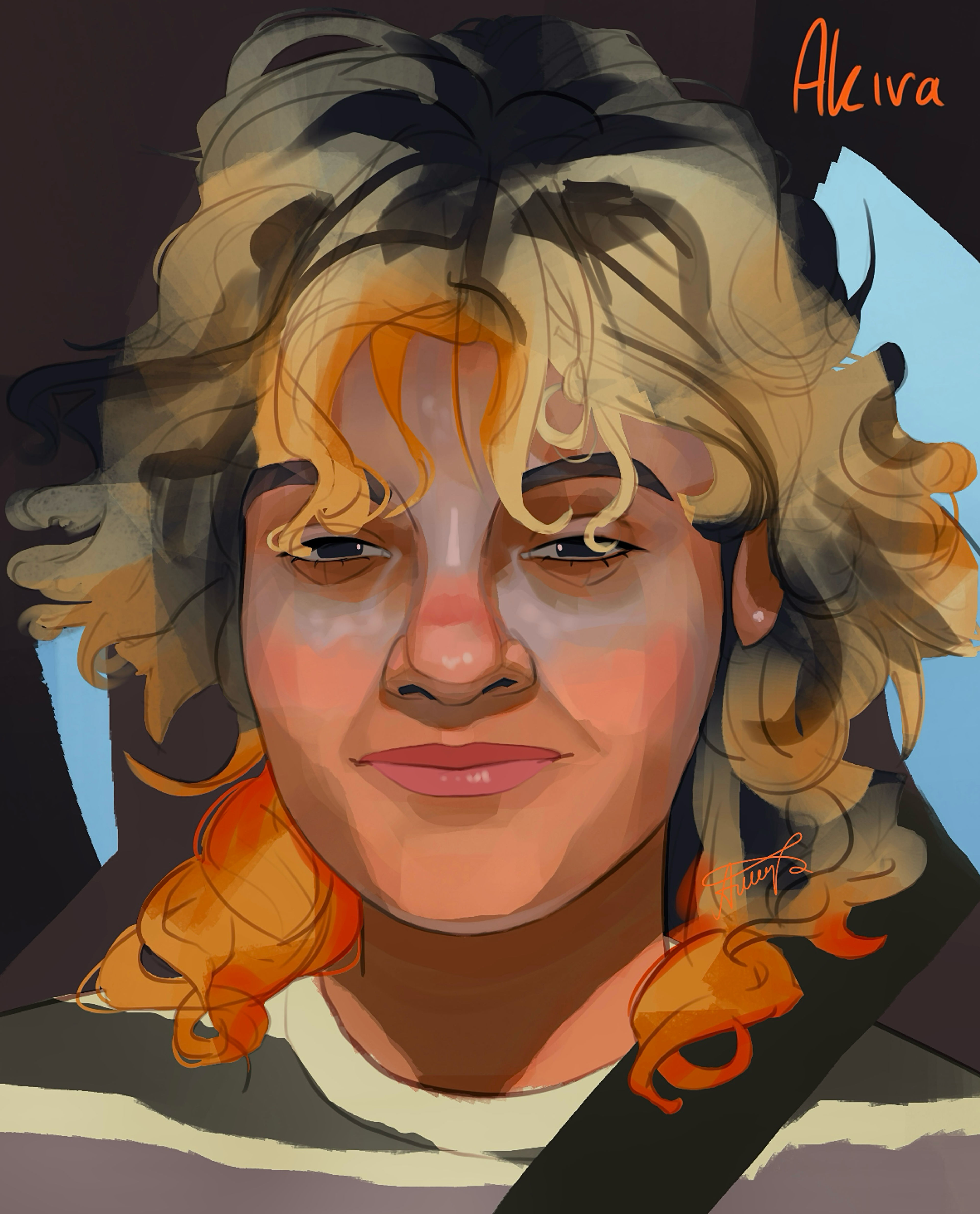 self portrait from 2024 age 18