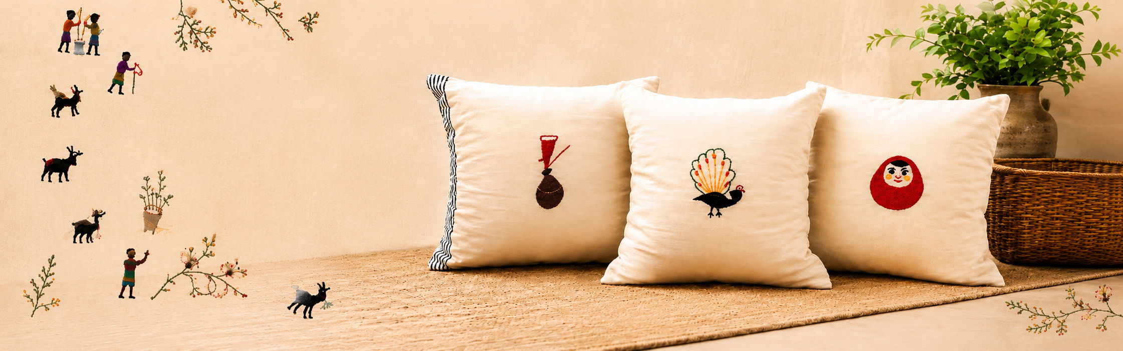 Handwoven Chin textile pieces