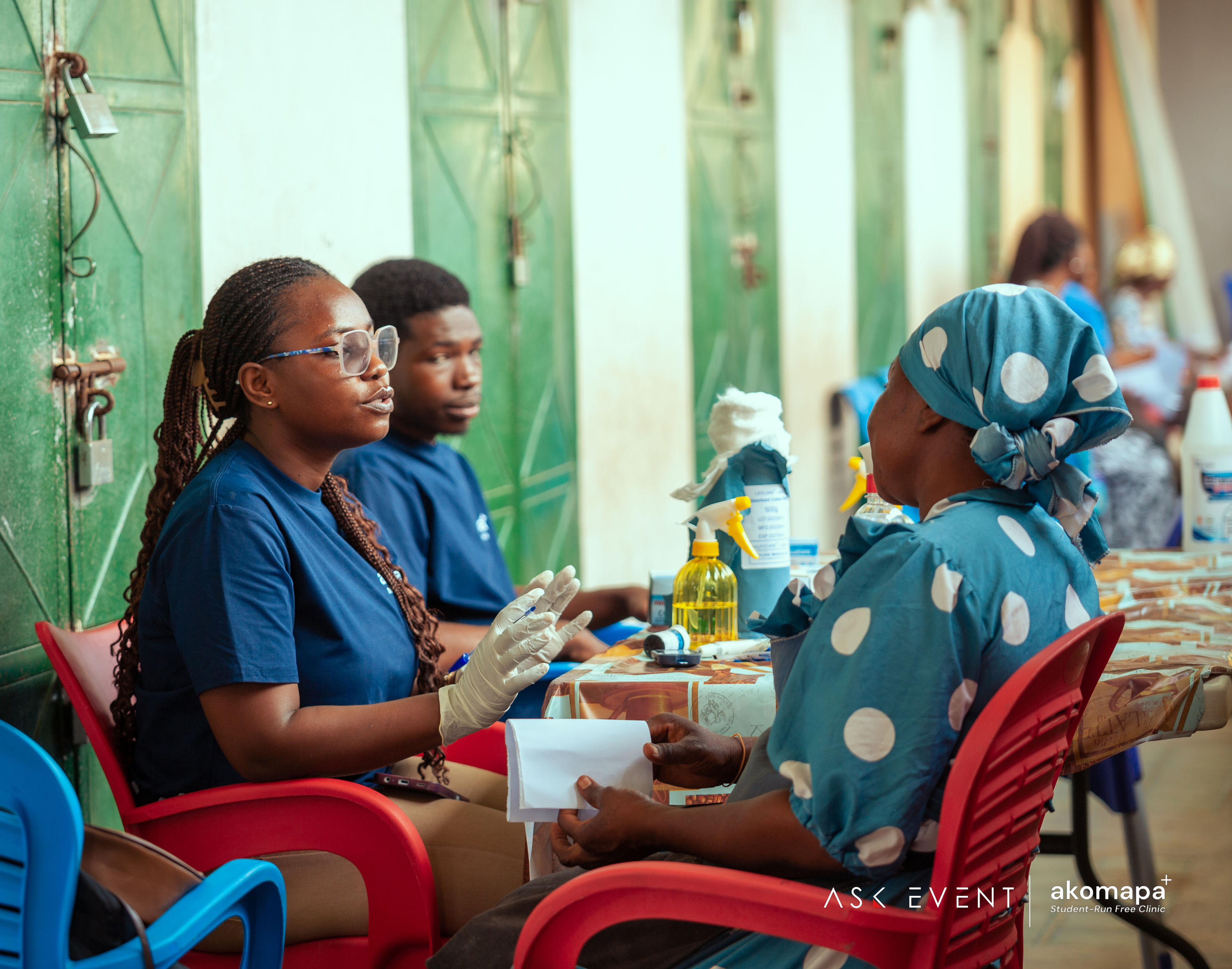 Akomapa community health activities