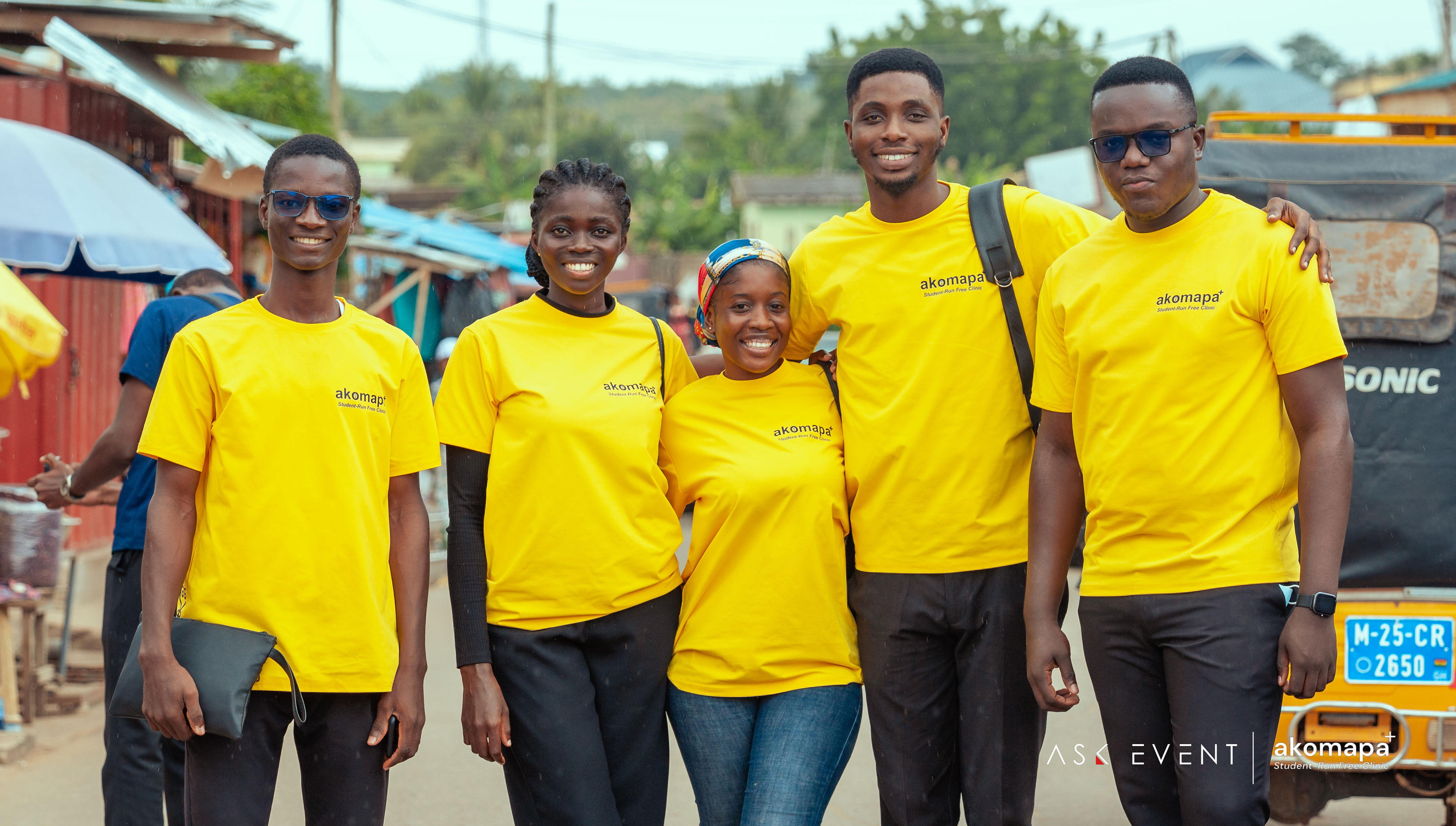 Healthcare professionals training in Ghana