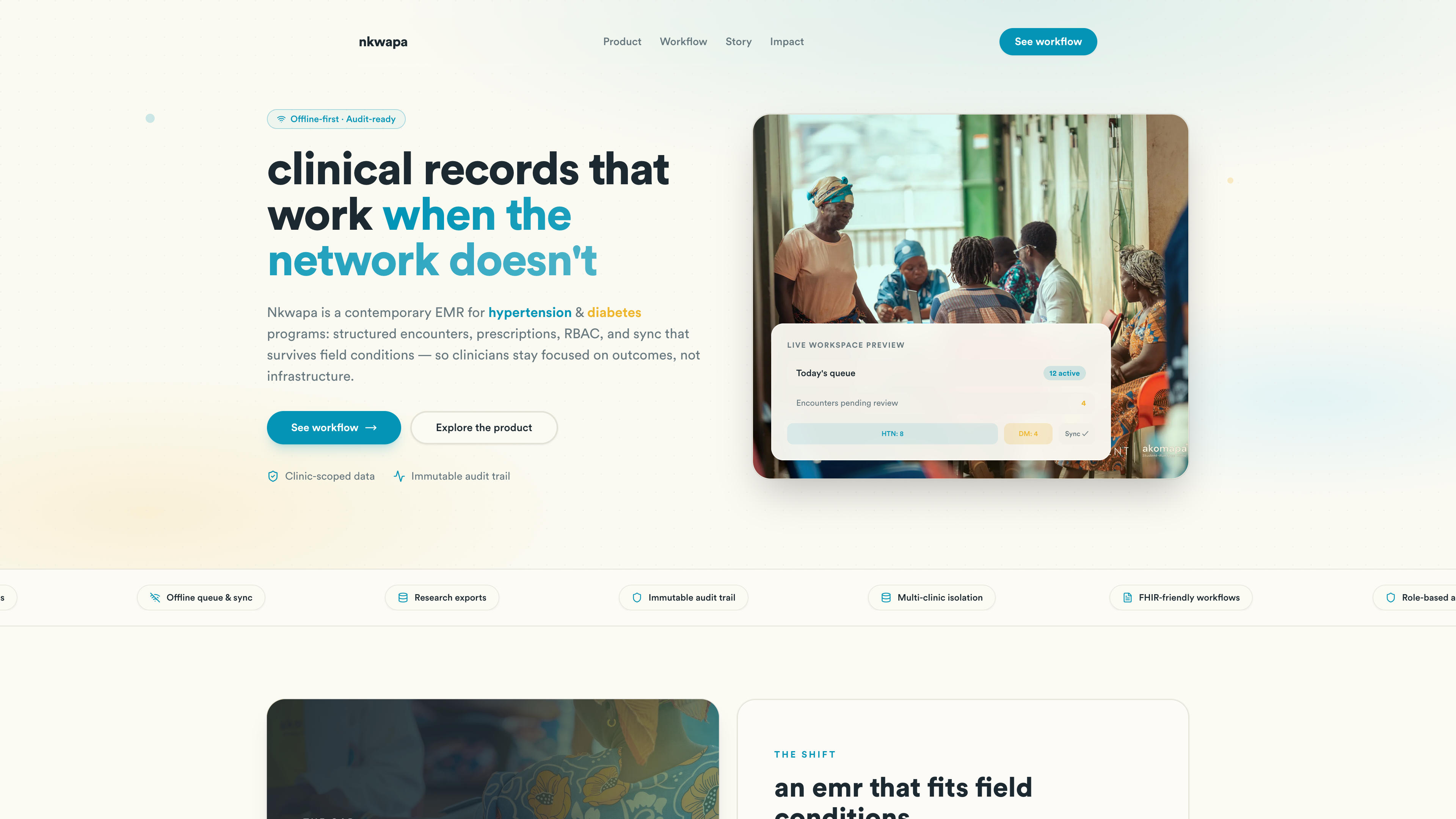 Nkwapa Enters Public Beta as Akomapa's Offline-First EMR Platform