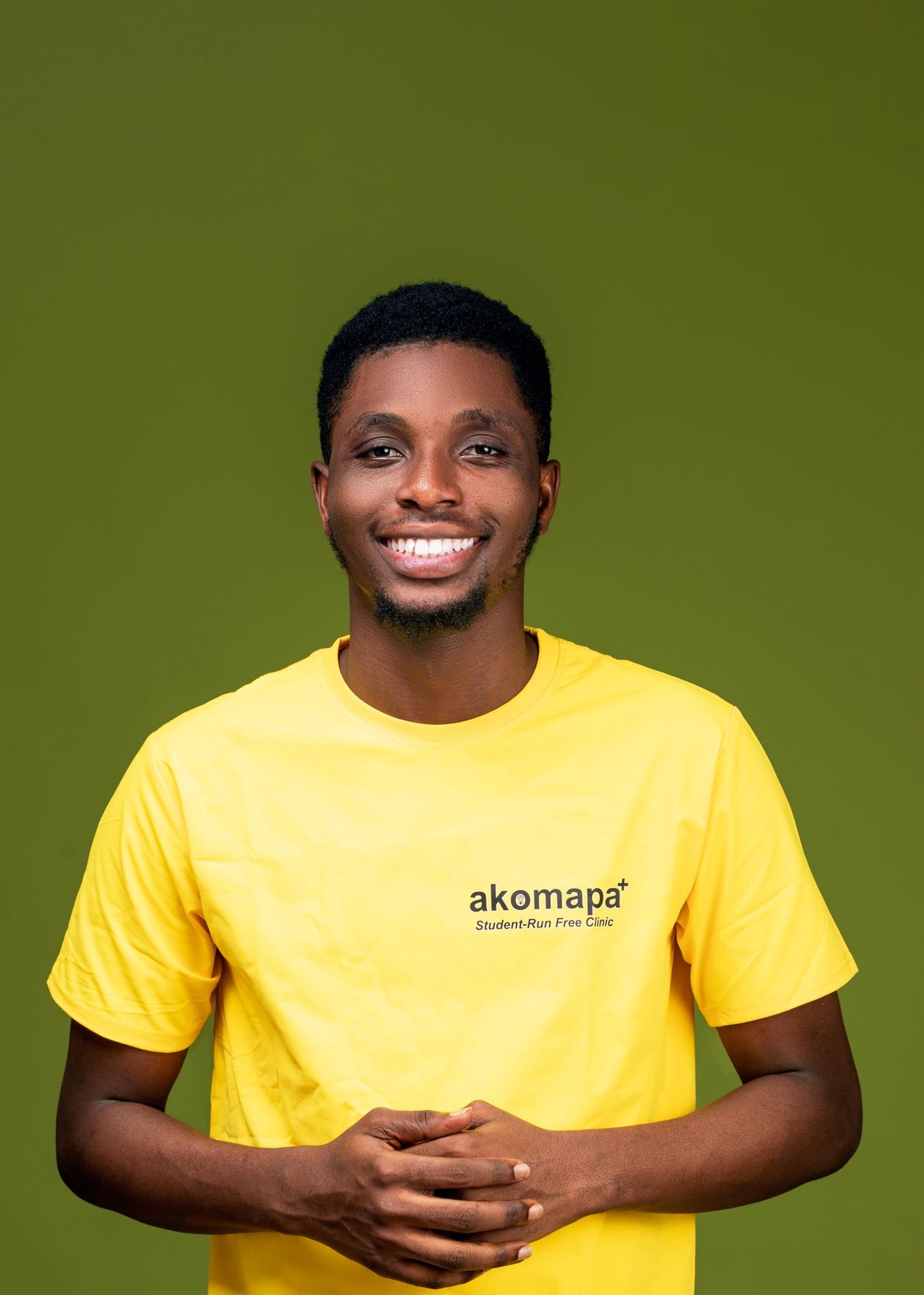 Portrait of Hafiz Shaban, Co-Director at Akomapa–UCC Community Health Hub