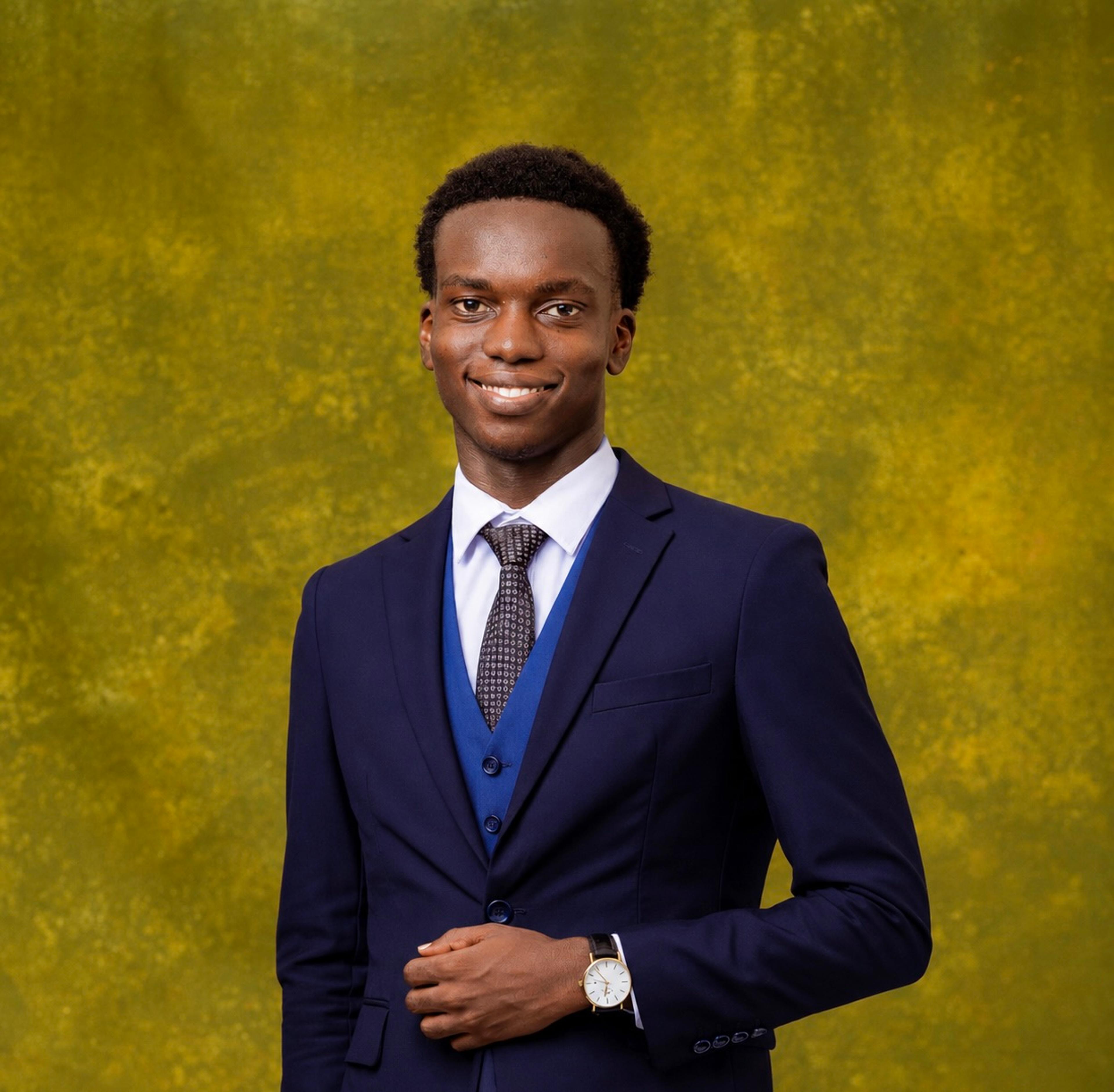 Portrait of Denzel Nketia-Achiampong, Research Co-Lead at Akomapa–UG Community Health Hub
