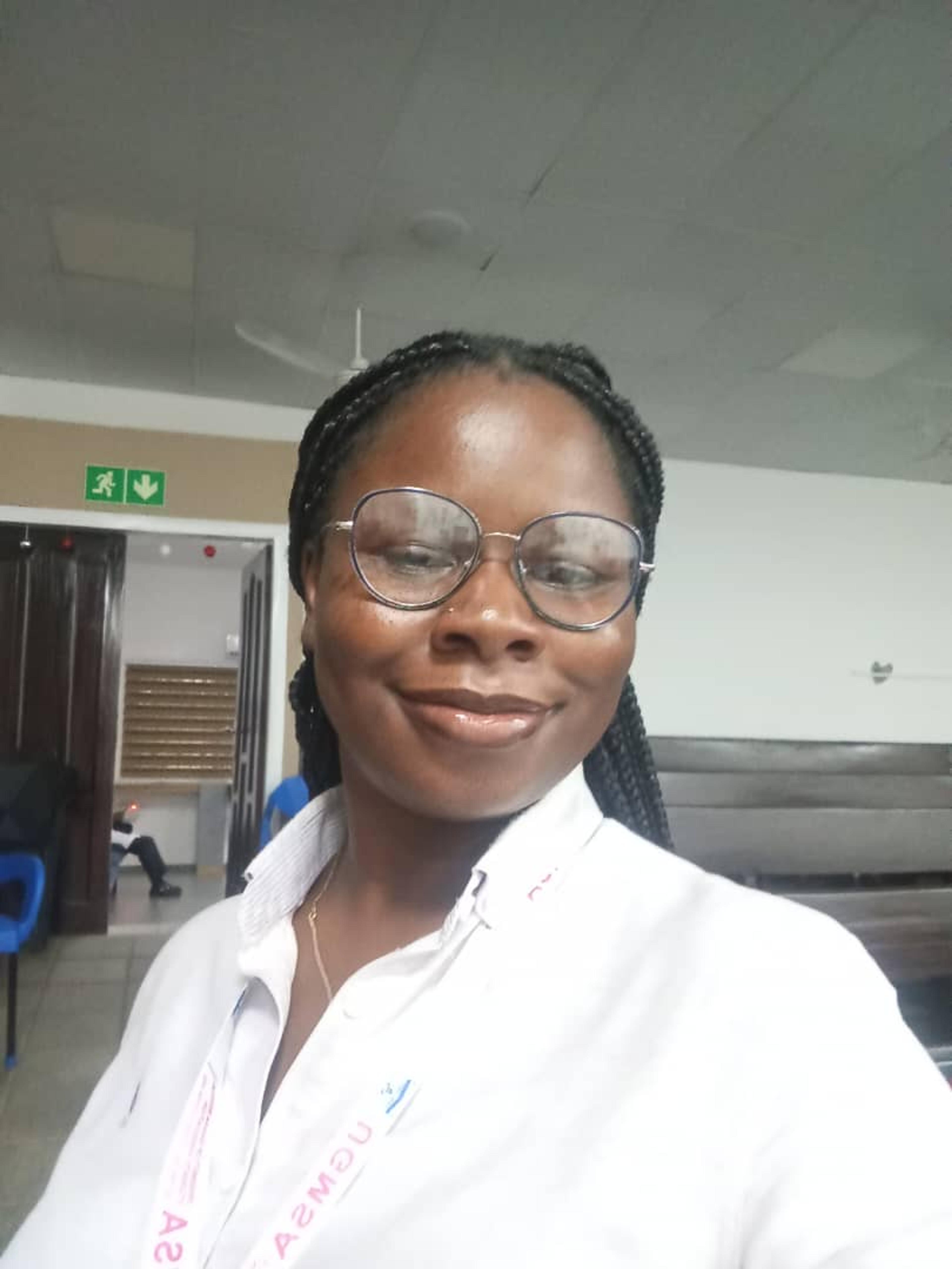 Portrait of Edugie Osunde, Financial Officer at Akomapa–UG Community Health Hub