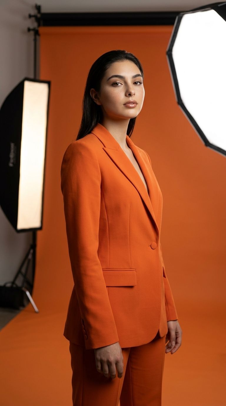 Monochrome Orange: Studio Editorial