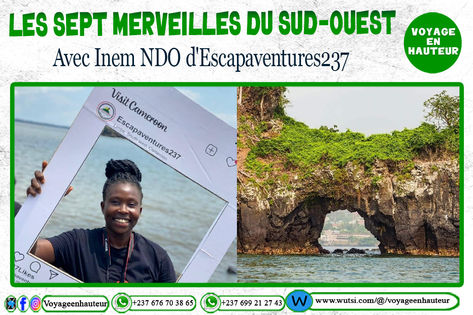 Inem NDO d'Escapaventures237 et les sept merveilles du Sud-Ouest Cameroun 