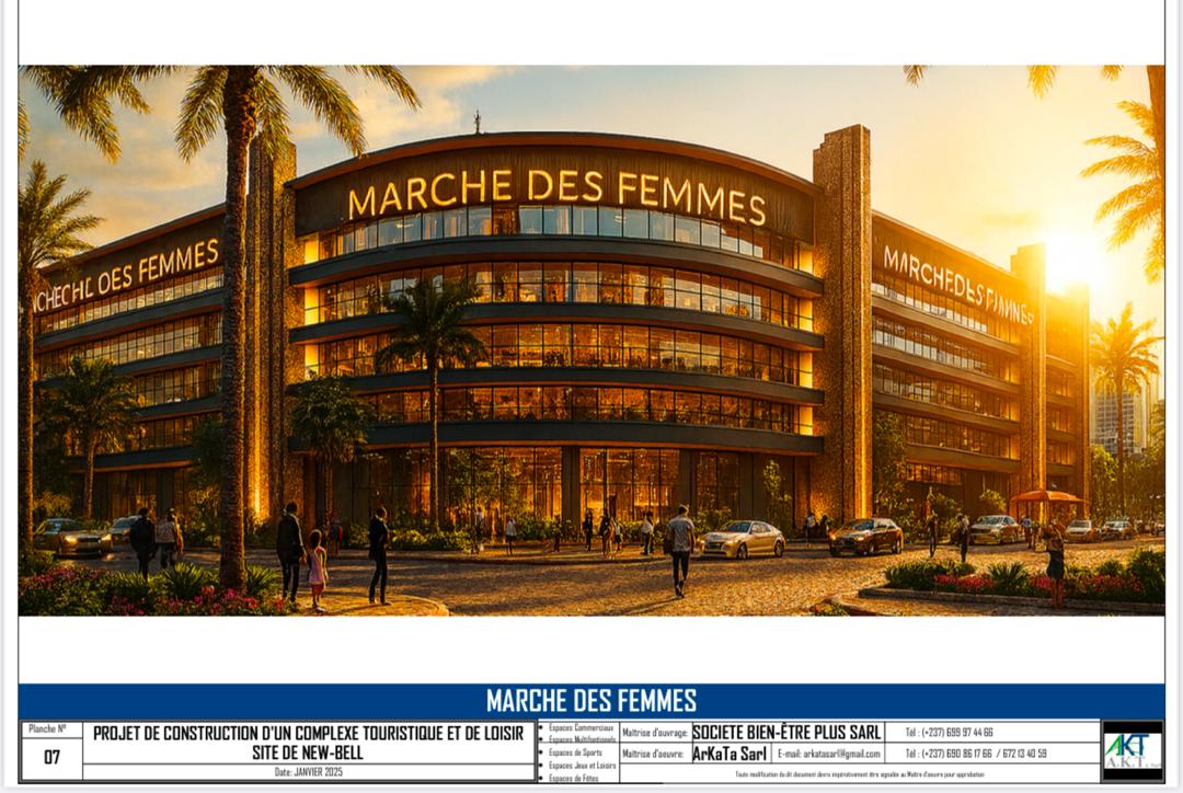 Maquette du futur marché Funkel 