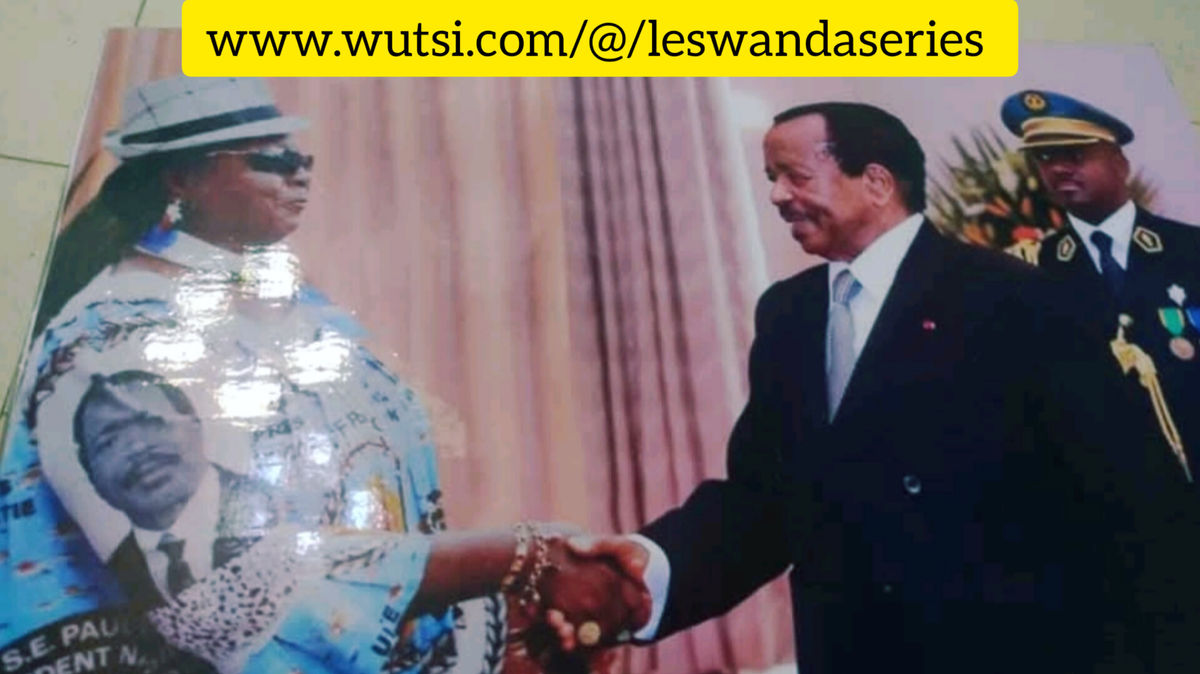 Mme TCHAFFI ESTHER à la Présentation des vœux du nouvel an au chef de l