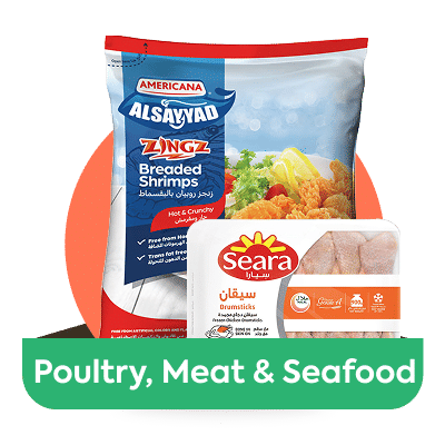 Poultry, Meat & Seafood