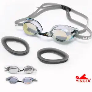 Swimming Goggles YINGFA Y330AFM Kacamata Profesional untuk Latihan Renang Silicone Strap Mirror Waterproof Anti-fog