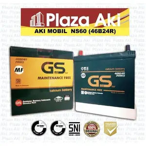 Aki Kering Mobil Toyota Avanza Rush DAIHATSU Xenia Terios SUZUKI APV NS60 12V45Ah alt. GS MF Maintainance Free