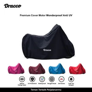 Cover Motor Tebal Waterproof Anti Gores Premium DRACCO-Sarung Motor Wonderproof Anti Panas Hujan UV