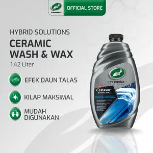 Turtle Wax - Hybrid Solutions Wash & Wax 1.42 l Sampo Mobil Motor Sepeda Sabun Cuci Kendaraan Mobil Motor Sepeda