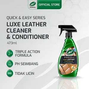 Turtle Wax - Luxe Leather Cleaner Conditioner 473 ml Pengkilap Pembersih Mobil Jok Kulit Vinil Karet