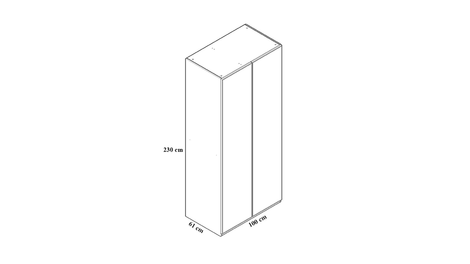 Oylat 100 cm Dolap