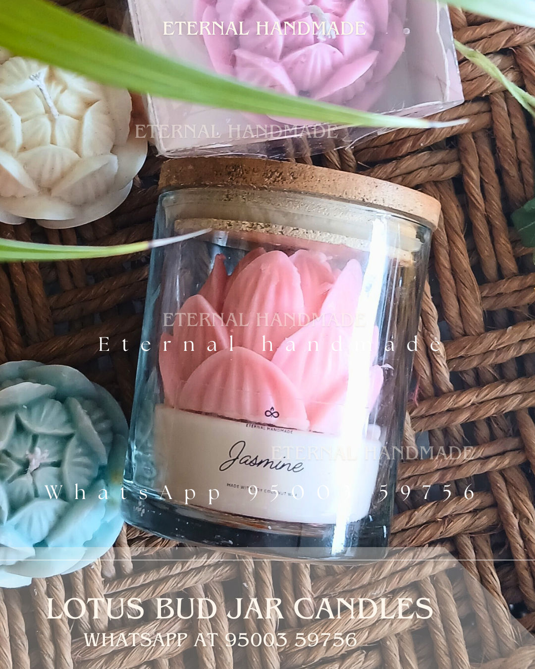 Lotus Bud Jar Candles