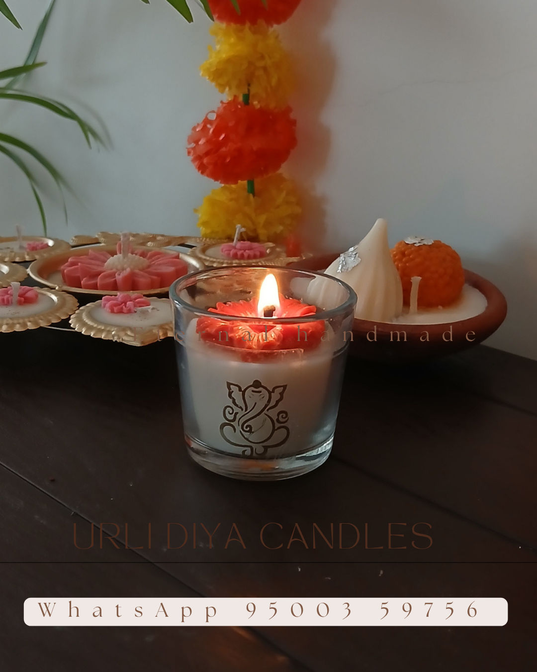 Ganesha candle
