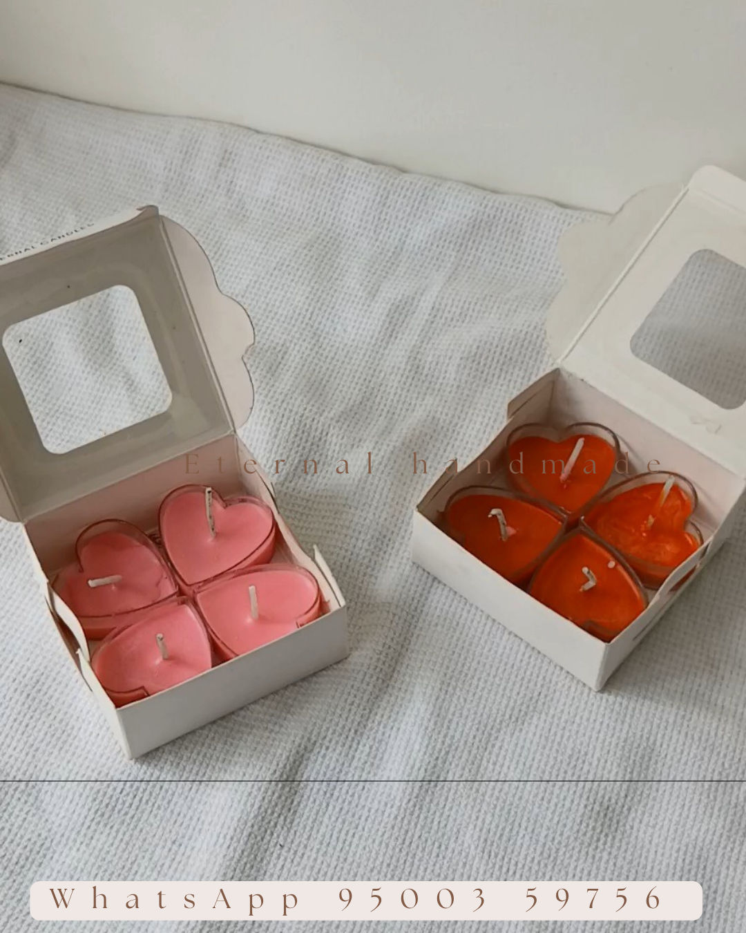 Heart Tealight candles