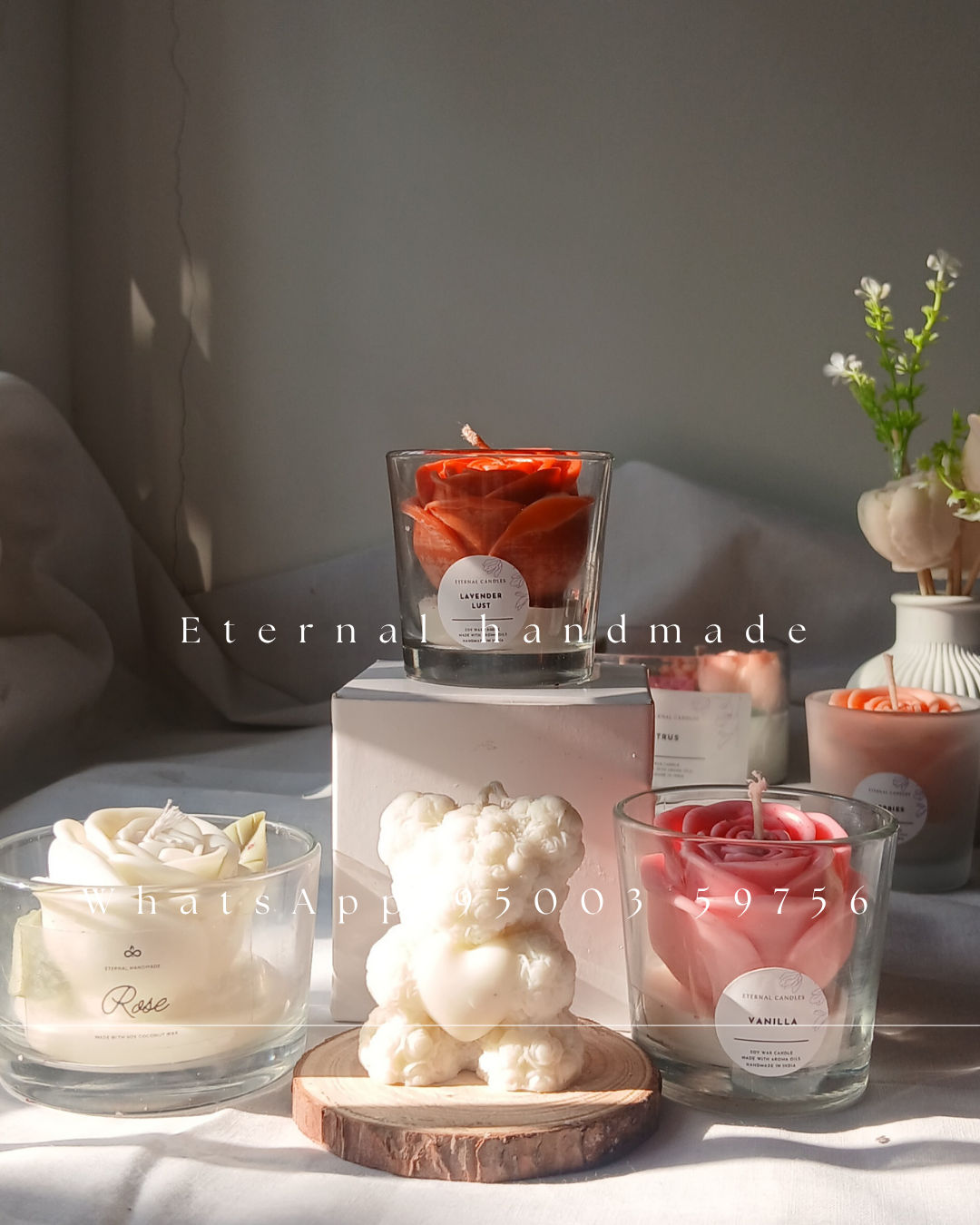 Rose Blossom Candle