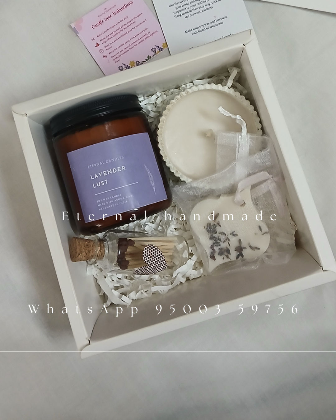 Canldes and sachet gift set