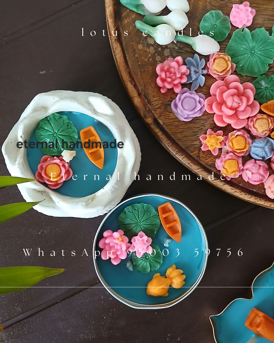 lotus pond Candles