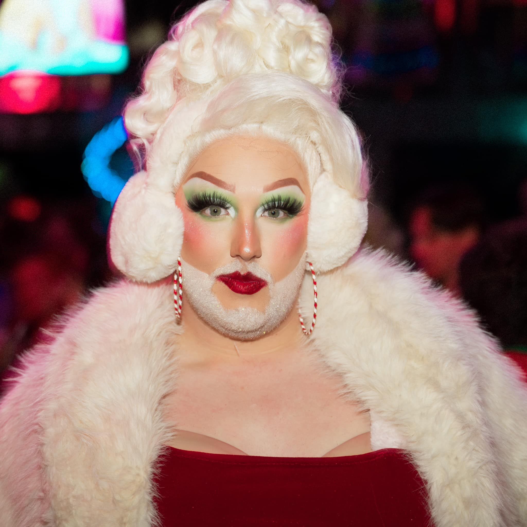 Alexander the Queen performing at A La Ritz Brunch DRAG Extravaganza