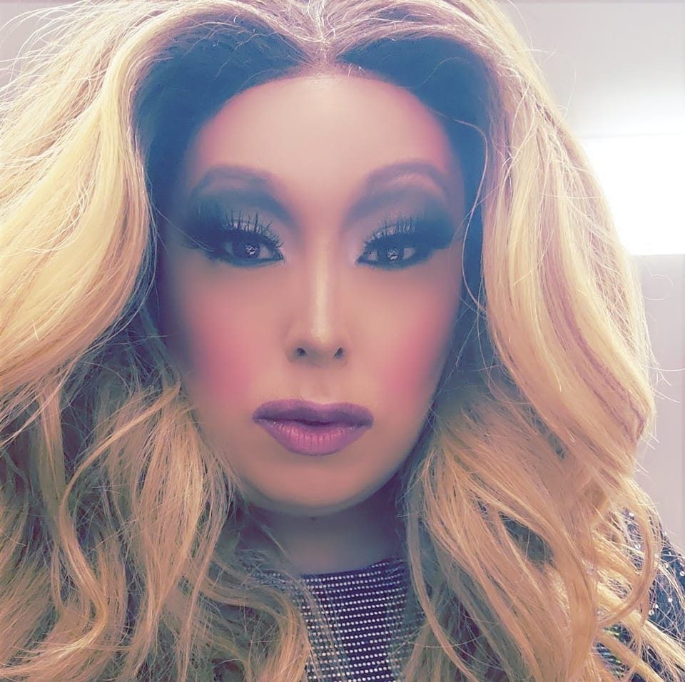Sole Valentino performing at A La Ritz Brunch DRAG Extravaganza