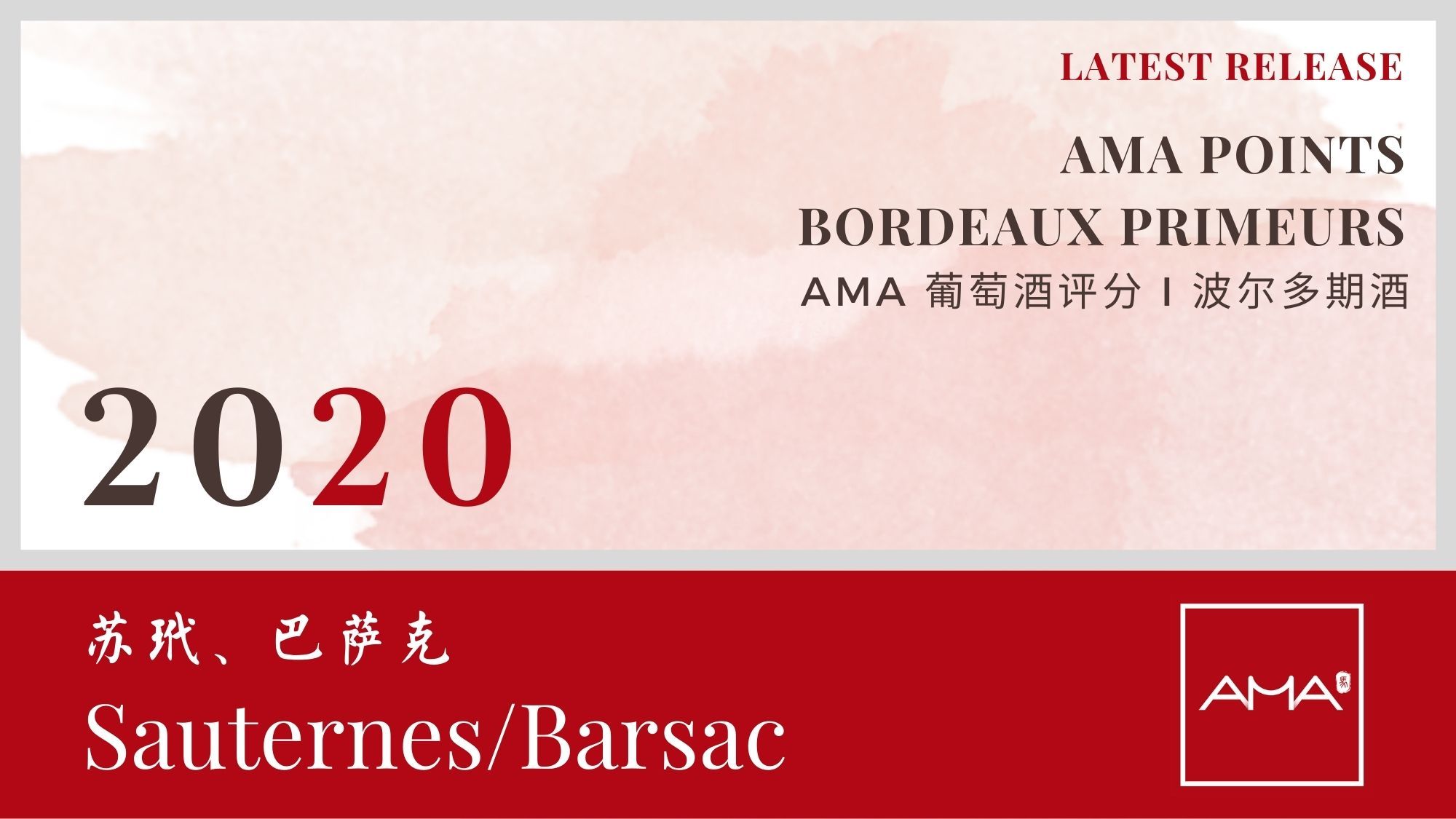 LATEST RELEASE – Bordeaux 2020 Tasting Report En Primeurs – Sauternes & Barsac - Alexandre MA