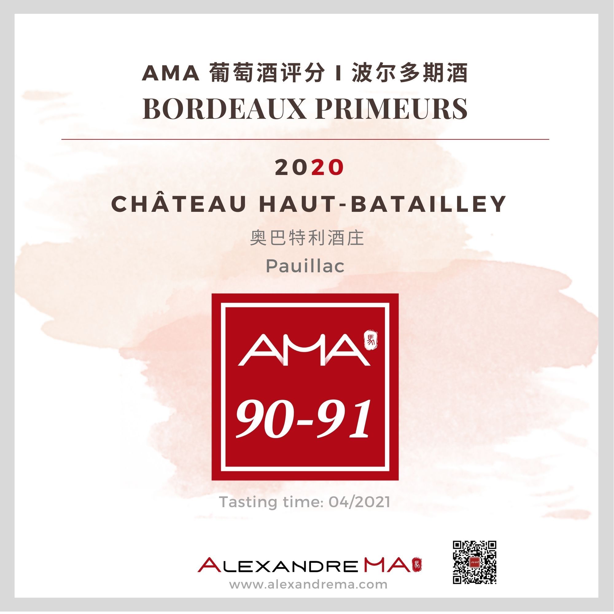 Château Haut-Batailley 2020 - Alexandre Ma