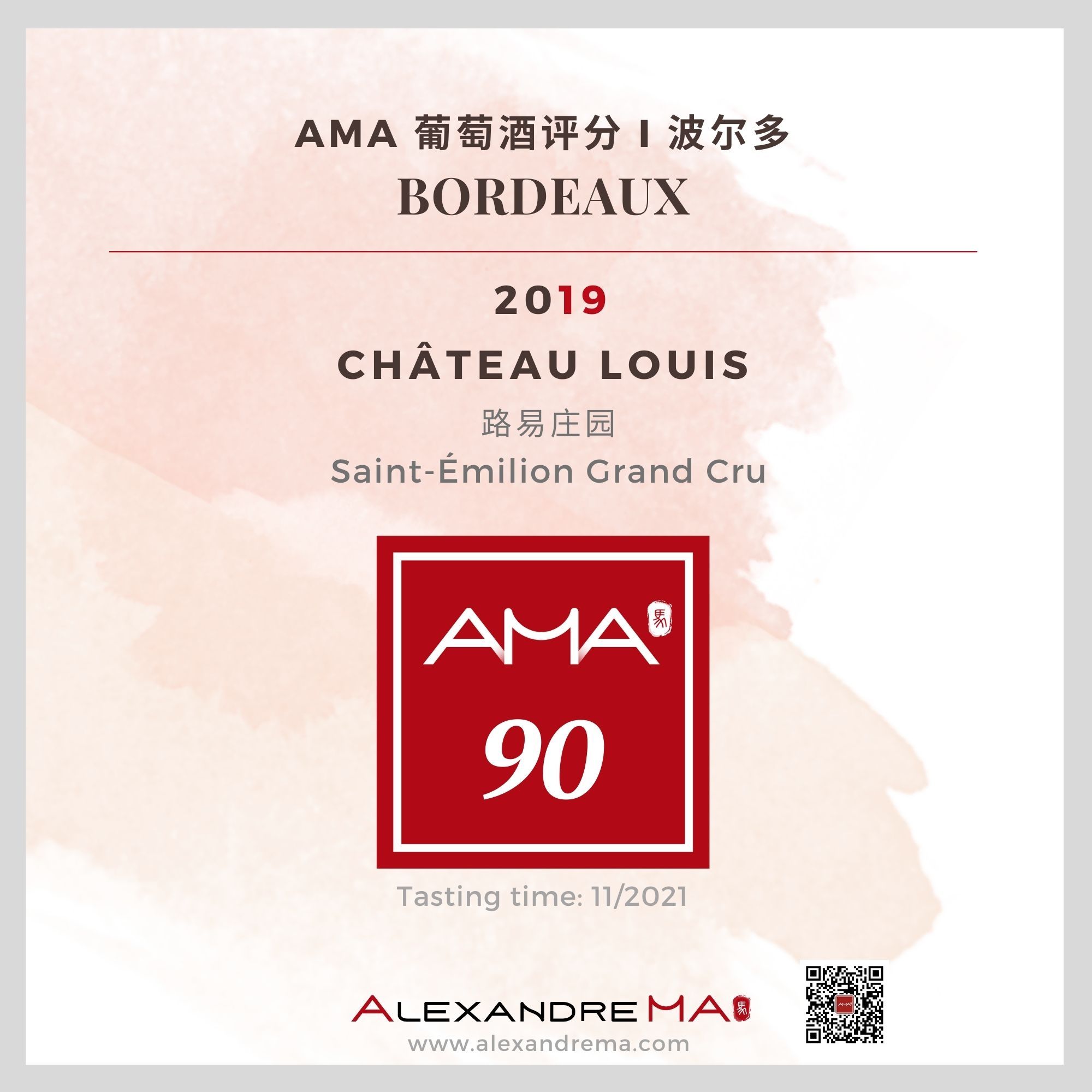 Château Louis 2019 路易庄园 - Alexandre Ma