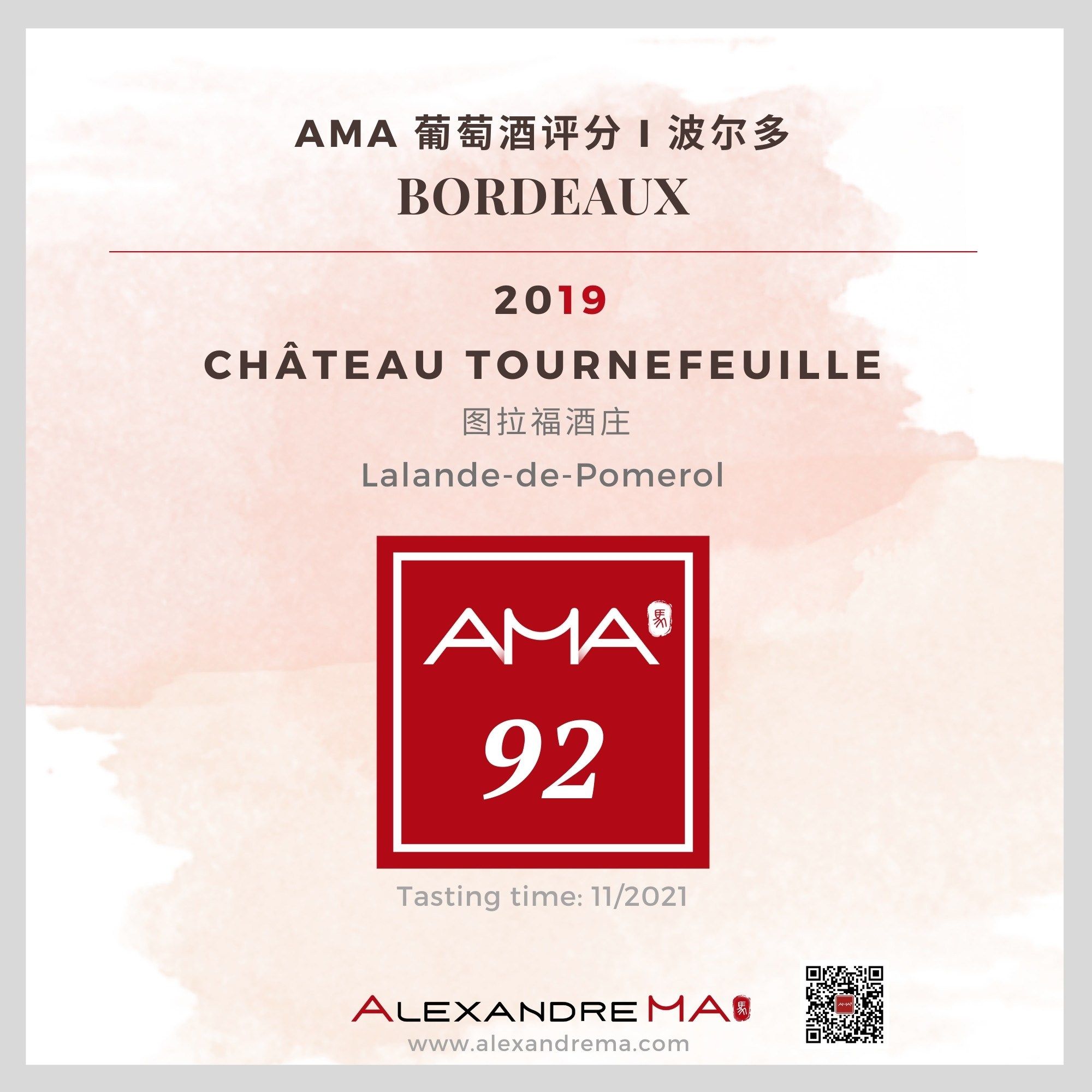 Château Tournefeuille 2019 - Alexandre MA