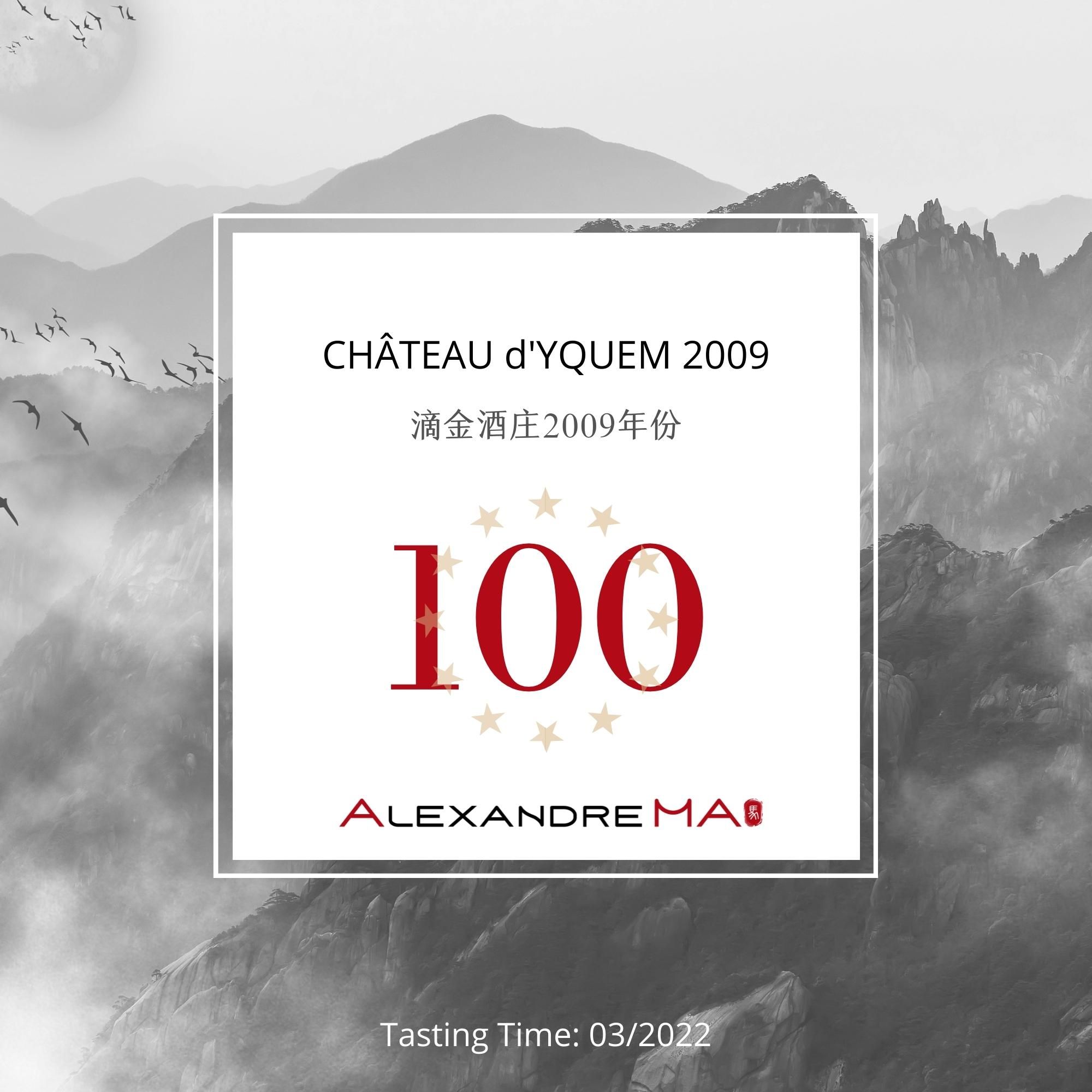 Château d’Yquem 2009 - Alexandre MA