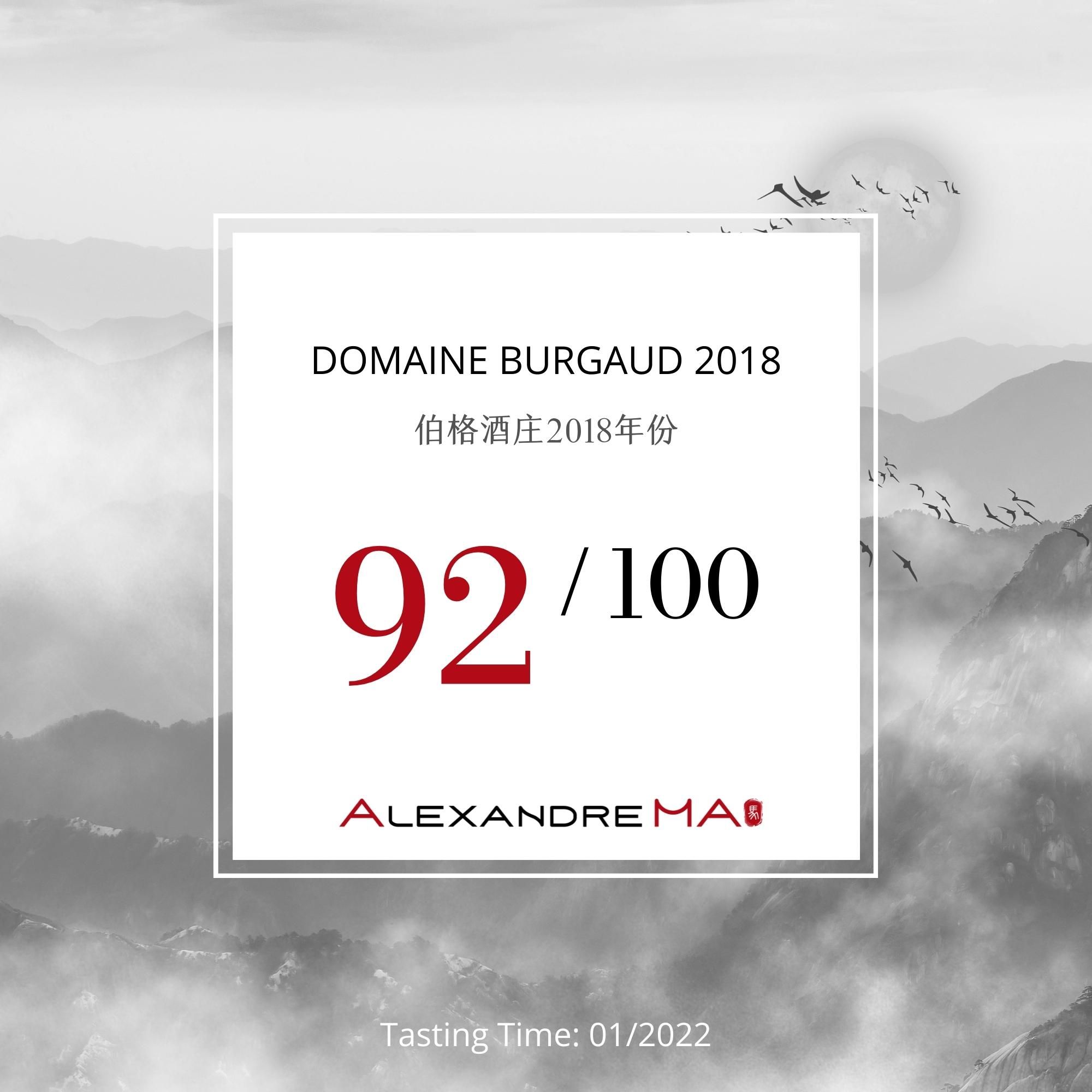 Domaine Burgaud 2018 - Alexandre MA