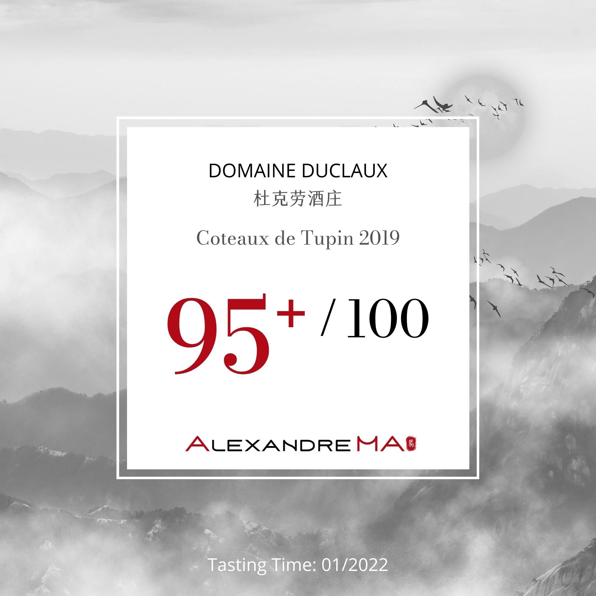 Domaine Duclaux杜克劳酒庄(Benjamin & David)-Coteaux de Tupin 2019 - Alexandre Ma