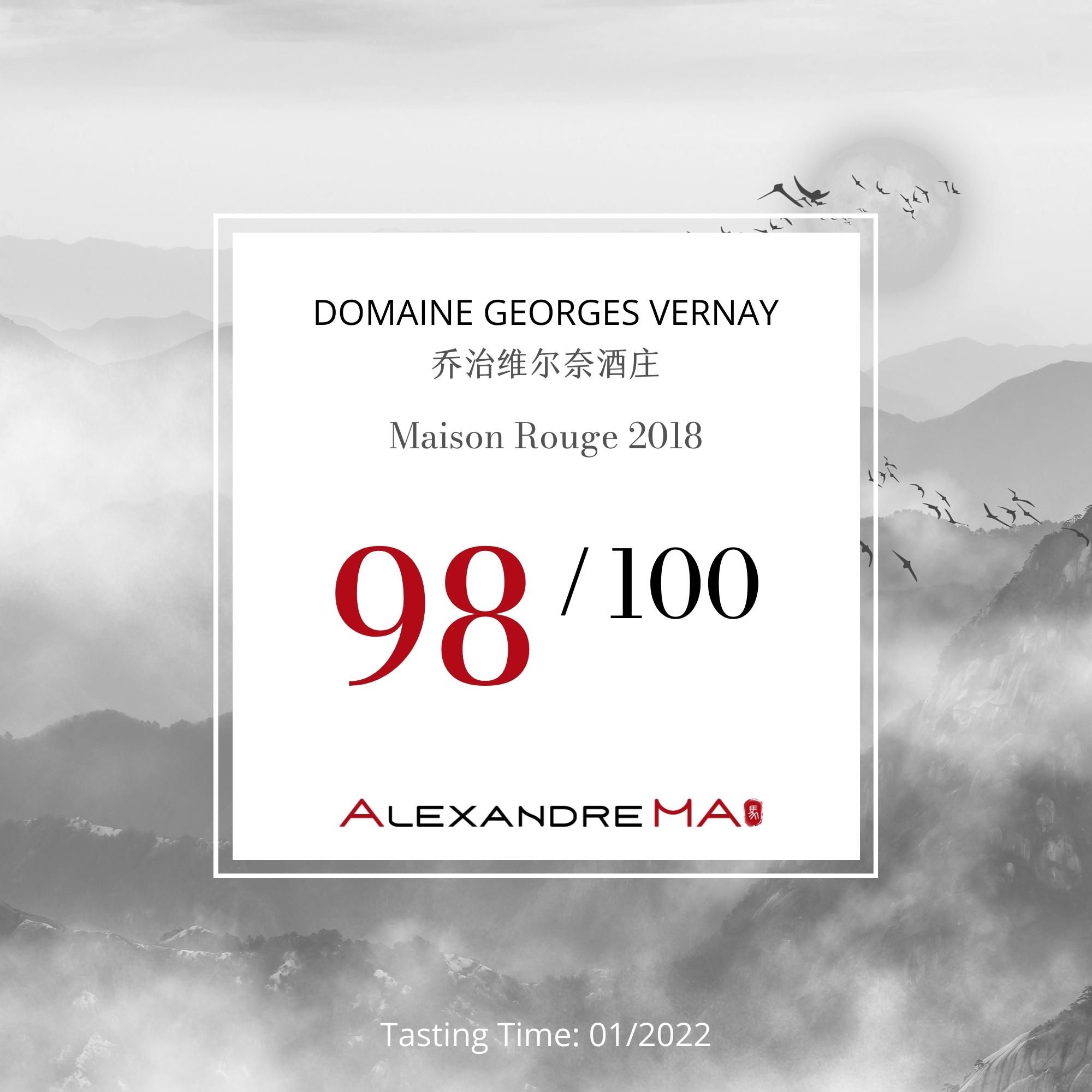 Domaine Georges Vernay-Maison Rouge 2018 - Alexandre MA