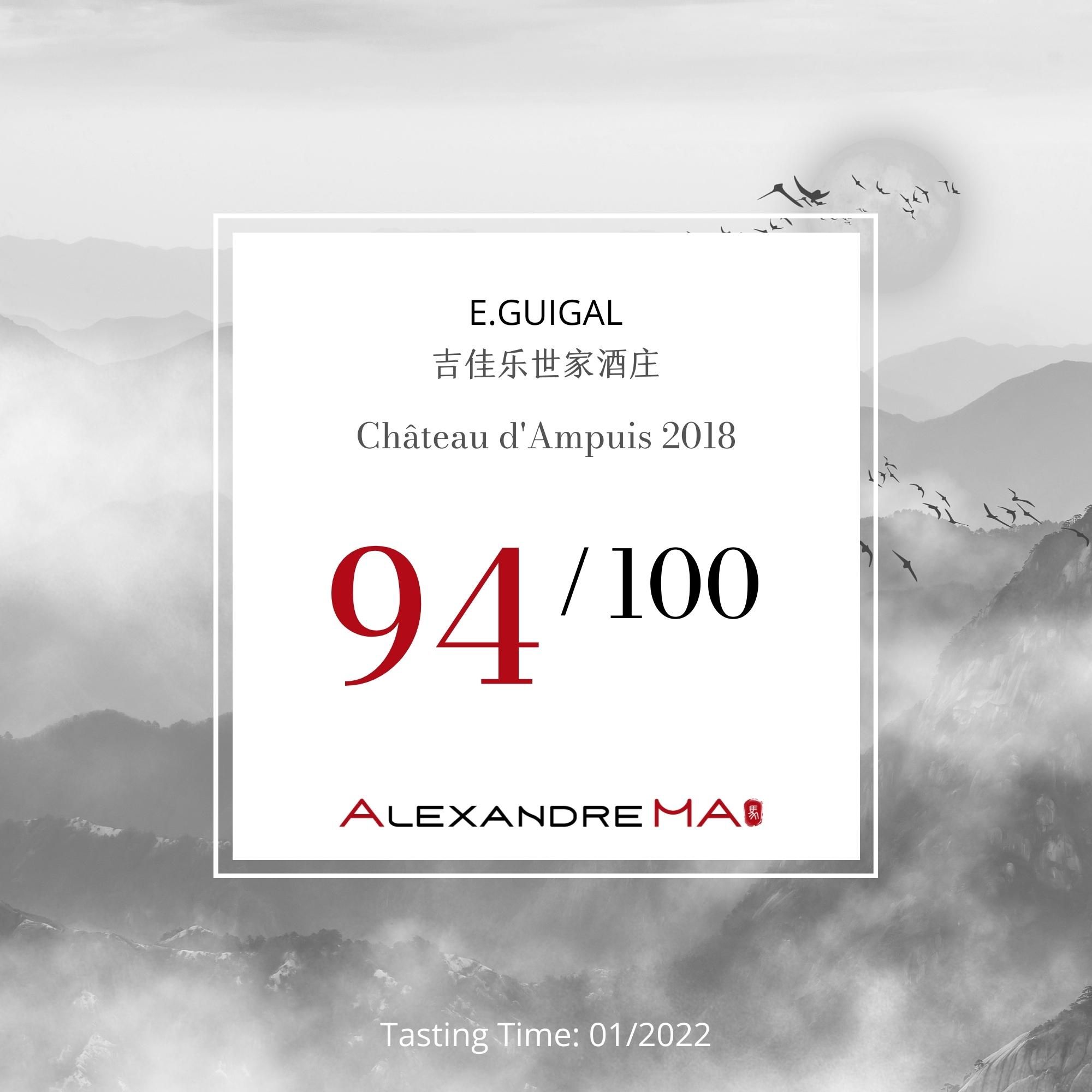 E.Guigal吉佳乐世家酒庄-Château d’Ampuis 2018 - Alexandre Ma