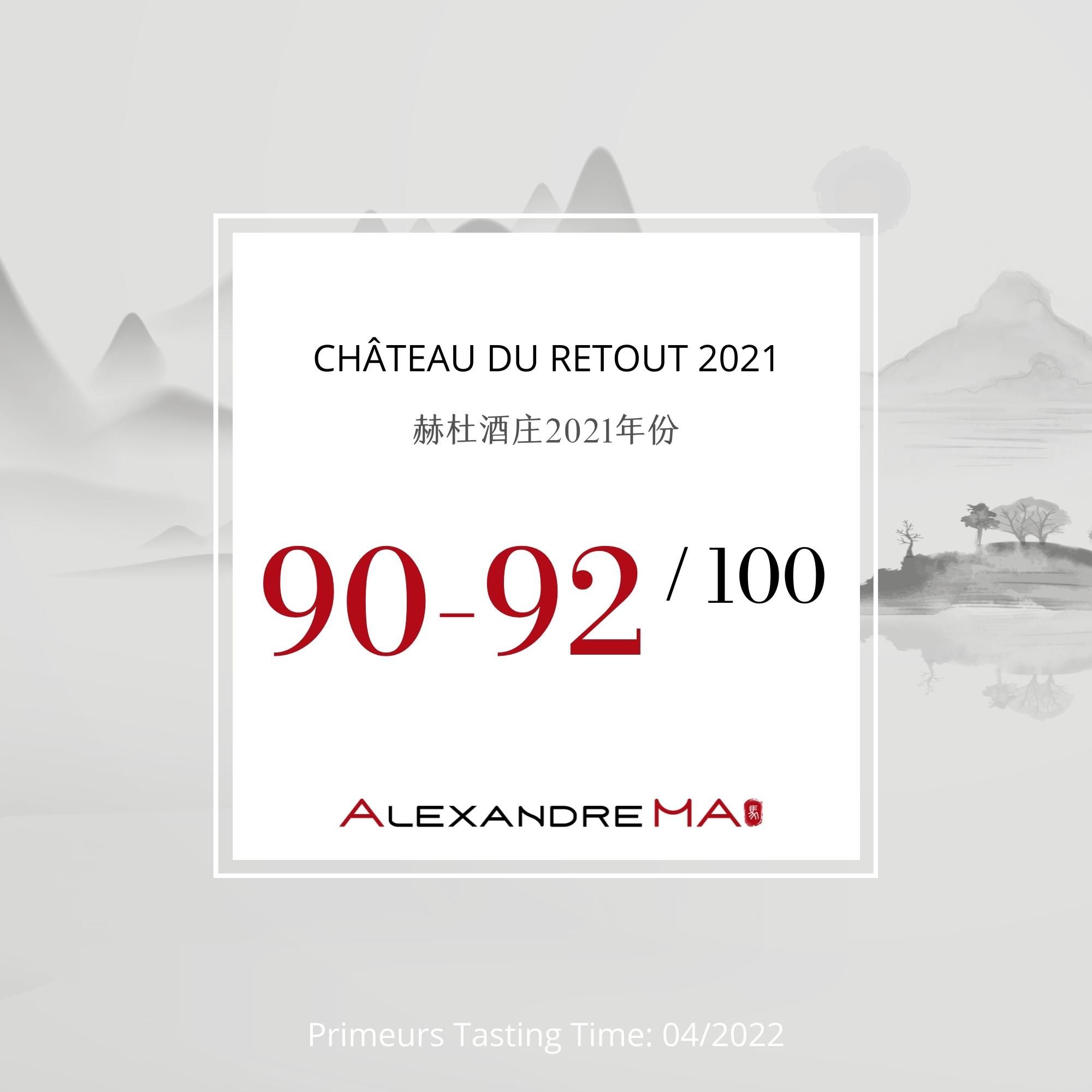 Château du Retout 2021 - Alexandre MA
