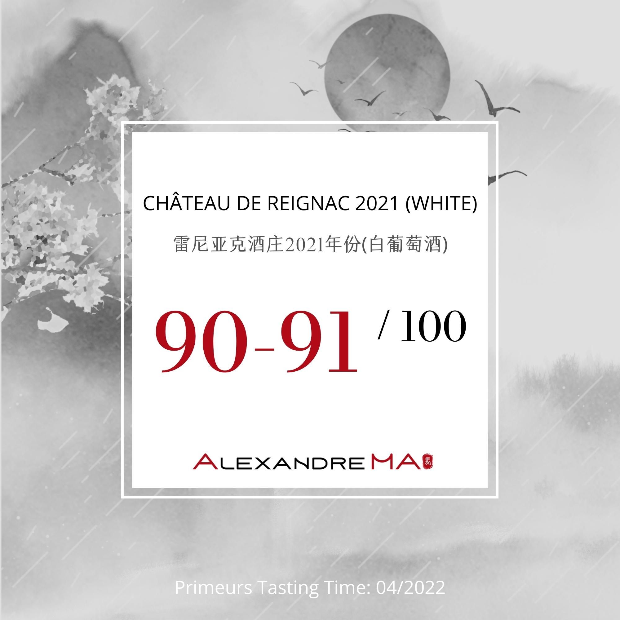 Château de Reignac 2021-White - Alexandre MA