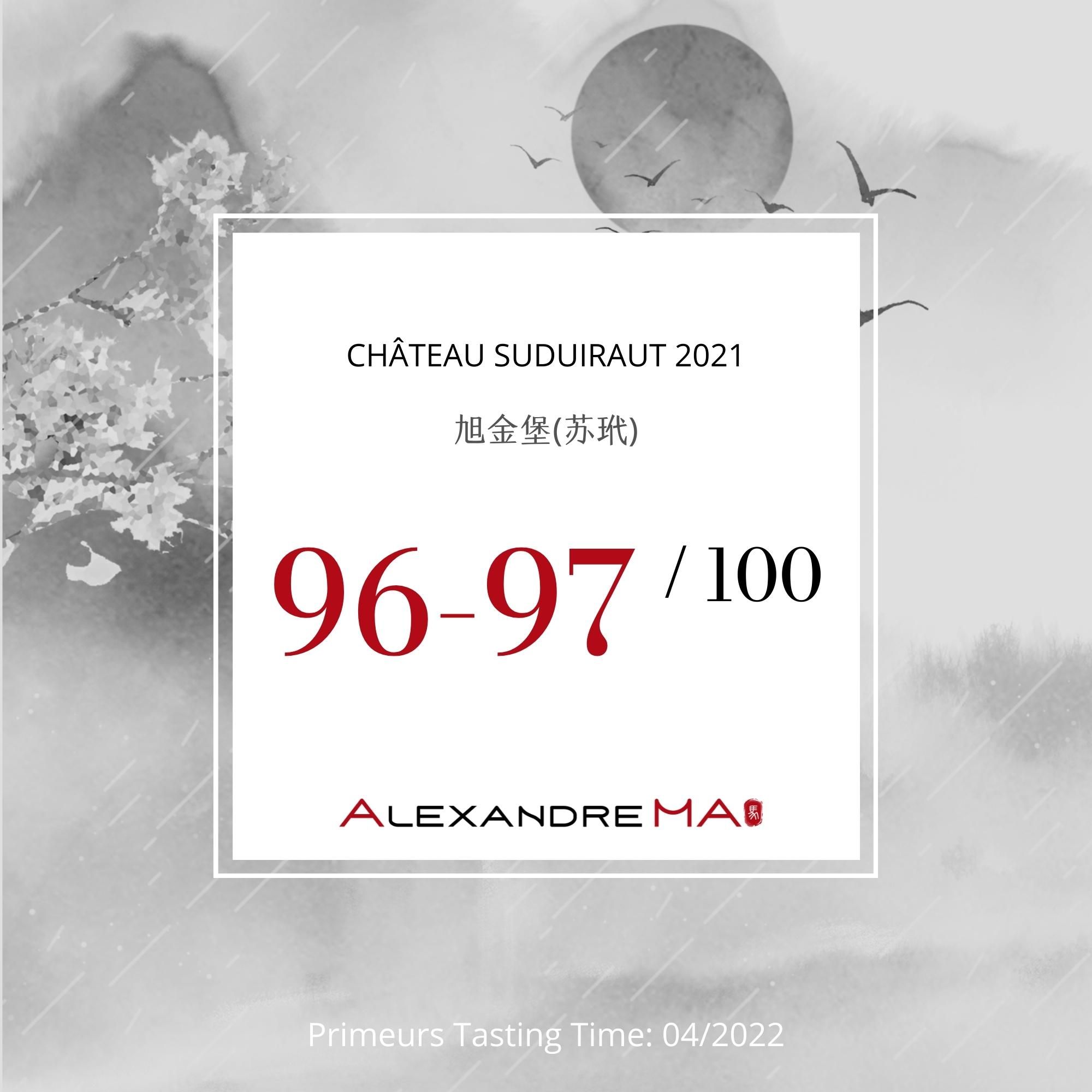 Château Suduiraut 2021 - Alexandre MA