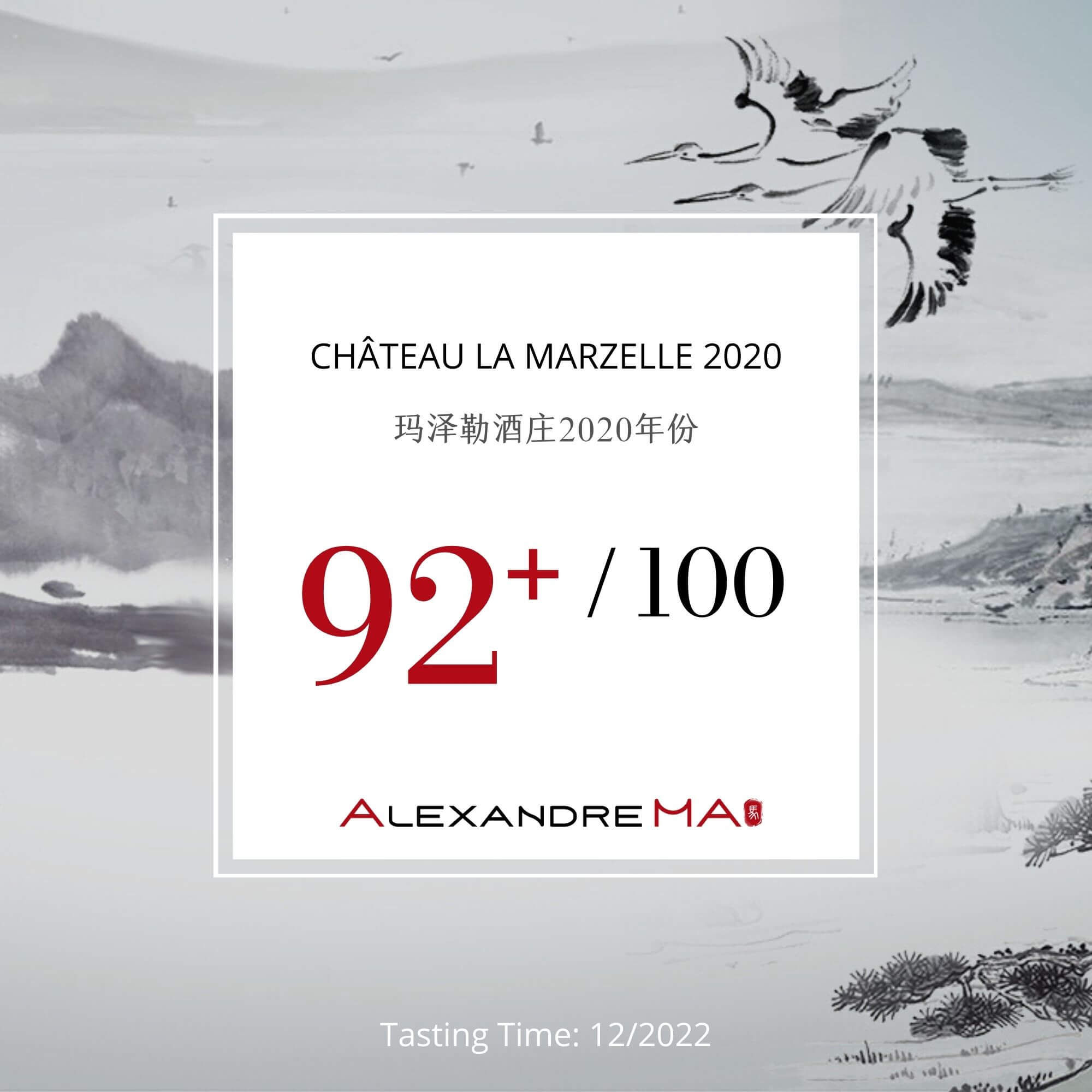 Château La Marzelle 2020 - Alexandre MA